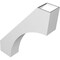 Ekena Millwork 6-in. W x 26-in. D x 32-in. H Westlake Architectural Grade PVC Knee Brace BRCP06X26X32WTL - alternate 6